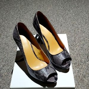 Nine West open toe heels.